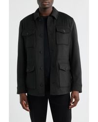 Nordstrom - Felted Wool Blend Field Jacket - Lyst