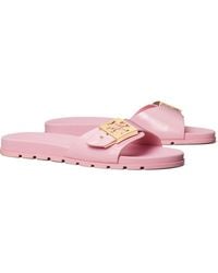 Tory Burch - Buckle Slide Sandal - Lyst