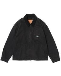 vowels - Cord Collared Zip-Up Jacket - Lyst