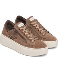 Nero Giardini - Platform Side Zip Sneaker - Lyst