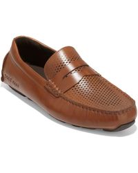 Cole Haan - Grand Laser Driving Penny Loafer - Lyst
