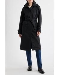 Bernardo - Belted Hooded Raincoat - Lyst