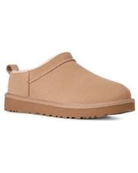 UGG - Classic Micro Genuine Shearling Lined Slip-On - Lyst
