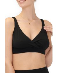 HATCH - Crossover Pima Cotton Blend Nursing Bra - Lyst