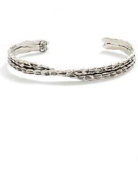 Gas Bijoux - Liane Mini Cross Cuff Bracelet - Lyst