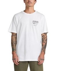 RVCA - Palm Reel Cotton Graphic T-Shirt - Lyst
