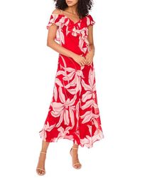 Parker - The Bridget Floral Print Ruffle Dress - Lyst