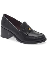 Tory Burch - Double T Logo Loafer Pump - Lyst