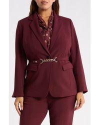 Anne Klein - One-Button Notch Collar Blazer - Lyst
