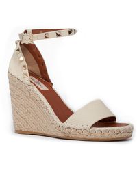 valentino white wedges