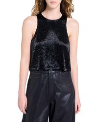 Twp - Bugle Bead Crop Tank - Lyst