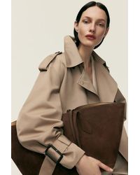 H&M - Suede Shopper - Lyst