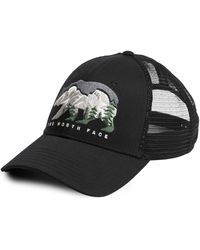 The North Face - Embroidered Logo Mudder Recycled Trucker Hat - Lyst