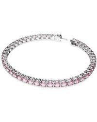 Swarovski - Matrix Tennis Bracelet - Lyst