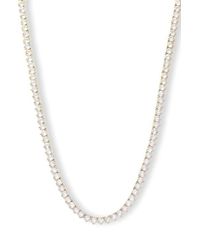 Melinda Maria - Not Your Basic Tennis Necklace - Lyst