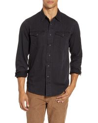 Madewell Black Wash Western Shirt