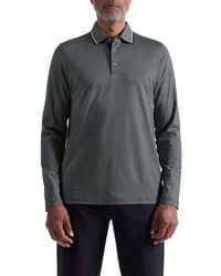 Bugatchi - Mercerized Cotton Long Sleeve Polo - Lyst