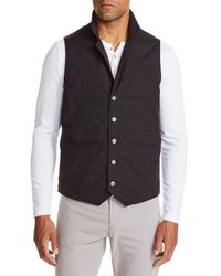W.r.k. - Malta Slim Fit Quilted Button-Up Vest - Lyst