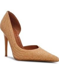 Steve Madden - Elegant Raffia Half D'Orsay Pump - Lyst
