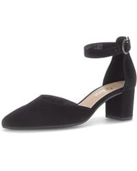 Gabor - Ankle Strap Almond Toe Pump - Lyst