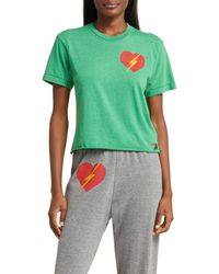Aviator Nation - Bolt Heart Cotton Blend Graphic T-shirt - Lyst
