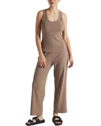 Losano - Serene Rib Relaxed Pant - Lyst