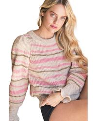 BTB Los Angeles - Bailey Stripe Sweater - Lyst