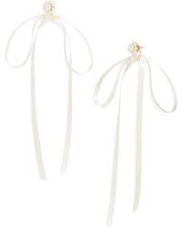 Simone Rocha - Imitation Pearl Ribbon Stud Earrings - Lyst