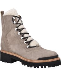marc fisher ltd izzie shearling fur hiker boots
