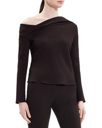Theory - Rosina One-shoulder Top - Lyst