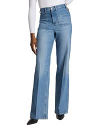 Spanx - Spanxshape Authentic 360 Patch Pocket Easy Flare Jeans - Lyst
