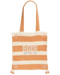 Bode - Sherbet Beaded Crochet Tote - Lyst