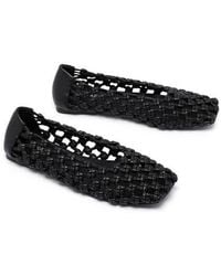 Therapy Australia - Genesis Square Toe Woven Flats - Lyst