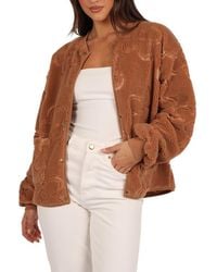 Petal & Pup - Lasky Flower Pattern Fleece Jacket - Lyst