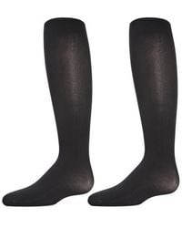 Memoi - 2 Pair Pack Essentials Nylon Tights - Lyst