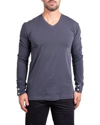Maceoo - Edison Ascension V-Neck Long Sleeve T-Shirt - Lyst