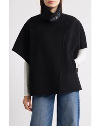Michael Kors - Double Face Wool Blend Cape - Lyst