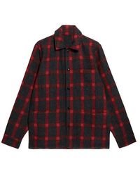 Fortela - Steck Wool Check Overshirt - Lyst