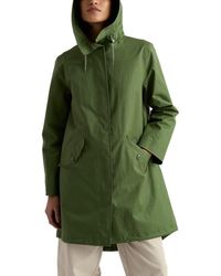 Seasalt Cornwall - Seafaring Waterproof Linen & Cotton Hooded Coat - Lyst