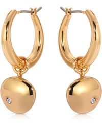 Ettika - Polished Pebbles Drop Hoop Earrings - Lyst