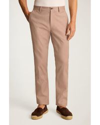 Bonobos - Flat Front Stretch Cotton Herringbone Chinos - Lyst