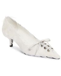 Prada - Runway Kitten Heel Pump - Lyst