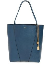 Chloé - Spin Leather Tote - Lyst