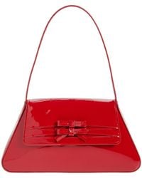 Reformation - Noreen Patent Leather Shoulder Bag - Lyst