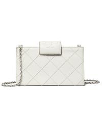 Tory Burch - Mini Fleming Soft Quilted Leather Wallet On A Chain - Lyst