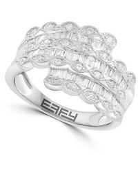 Effy - Multi Row Diamond Statement Ring - Lyst