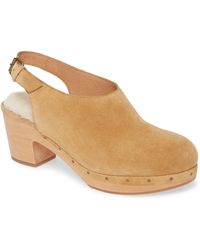 the marlo slingback clog in leather