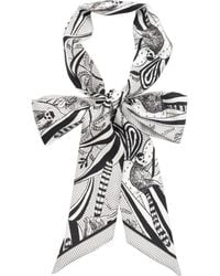Lost Pattern - Madagascar Silk Skinny Scarf - Lyst