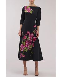 Kay Unger - Greta Floral Embroidered Gown - Lyst