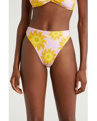 FARM Rio - Sunny Side High Waist Bikini Bottoms - Lyst